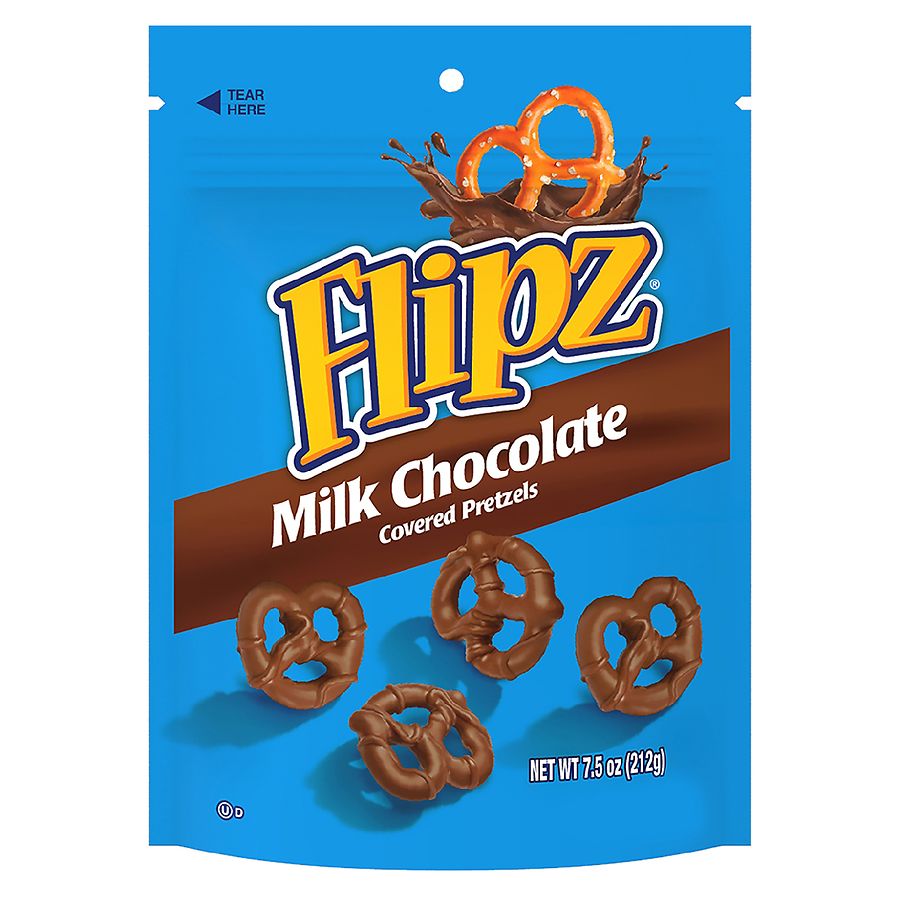 Flipz Milk Chocolate Covered Pretzels Milk Chocolate Walgreens