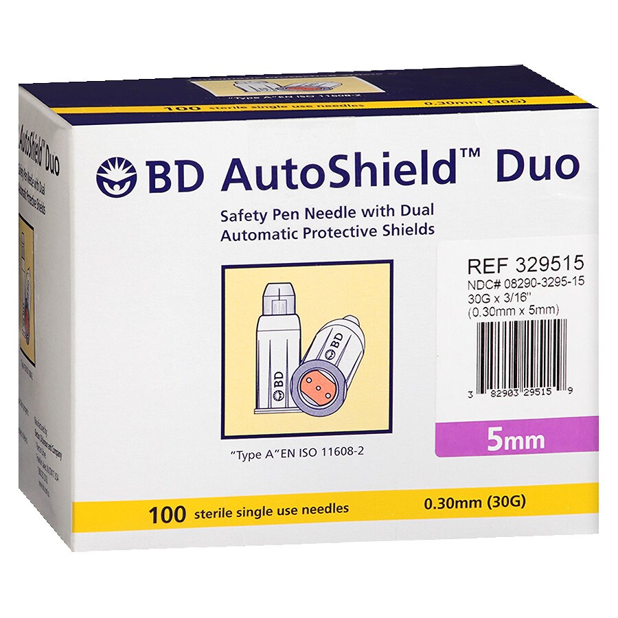 Autoshield Duo Pen Needles 5mm