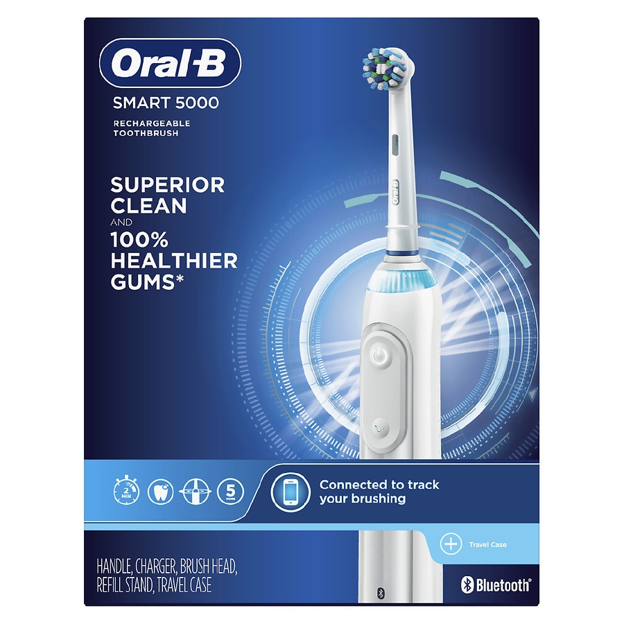 Photo 1 of Pro 5000 SmartSeries Electric Rechargeable Power Toothbrush Powered by Braun