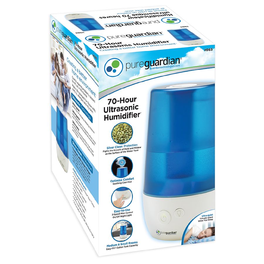 pureguardian ultrasonic humidifier h4500