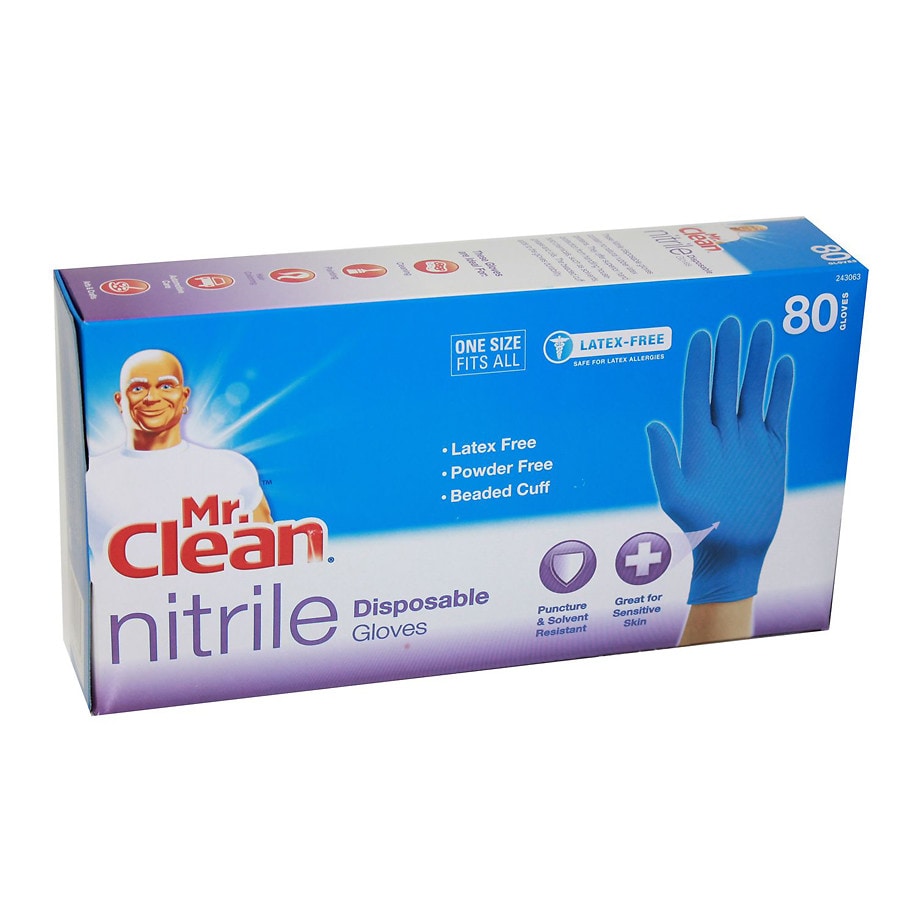 Mr. Clean Nitrile Disposable Gloves 