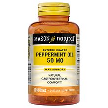 oil walgreens face 50mg, Peppermint Natural Enteric Oil Mason Softgels Coated