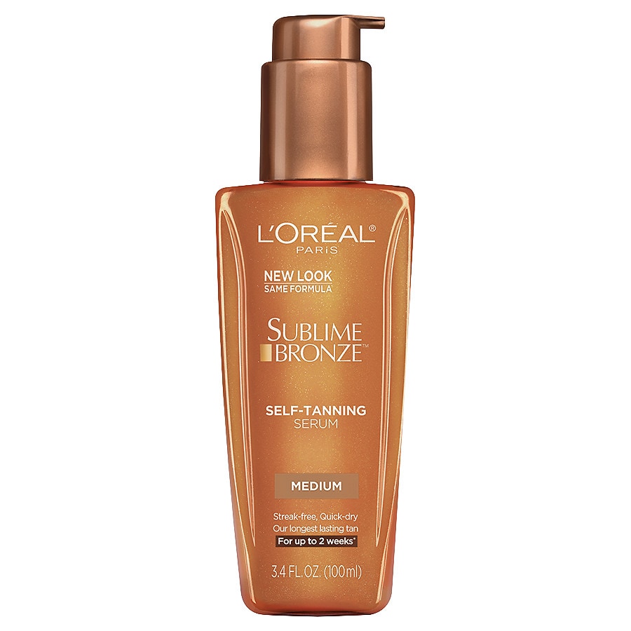  L'Oreal Paris Sublime Bronze Self-Tanning Serum Medium Natural Tan 