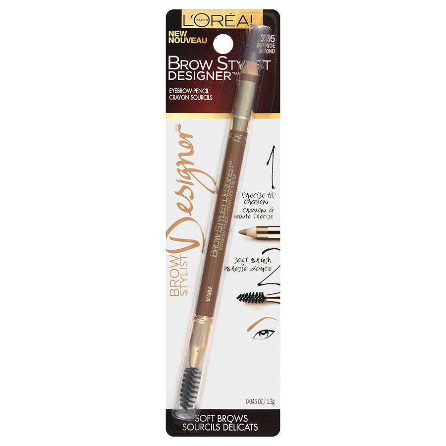 L'Oreal Paris Brow Stylist Designer Brow Pencil, Blonde