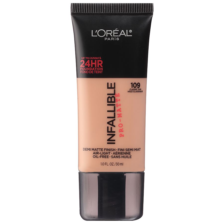 L'Oreal Paris Infallible Pro-Matte Up to 24 Hr Demi-Matte Finish ...