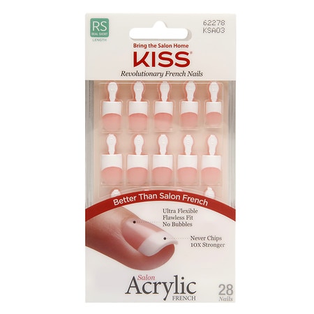 UPC 731509622782 product image for Kiss Salon Acrylic French Nail Kit - 28.0 ea | upcitemdb.com
