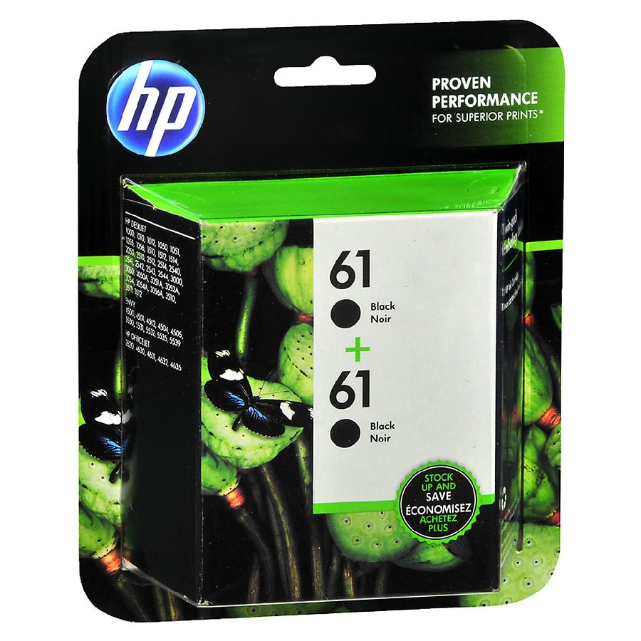  HP 61 Ink Cartridges Black 