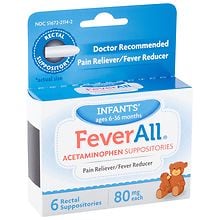 Feverall Infant Suppositories Walgreens