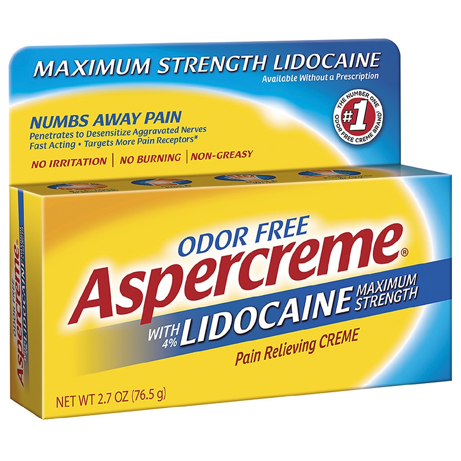 lidocaine cream dosage