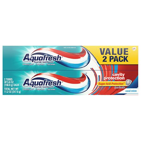 aquafresh fluoride toothpaste