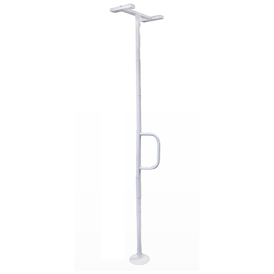 Photo 1 of Able Life Universal Floor to Ceiling Grab Bar, Elderly Tension Mounted Floor to Ceiling Transfer Pole, Bathroom Safety Assist Grab Bar and Stability Rail with Support Handle