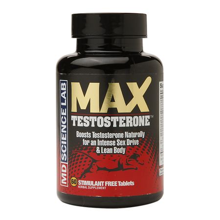 MD Science Lab Max Testosterone, Tablets - 60 ea