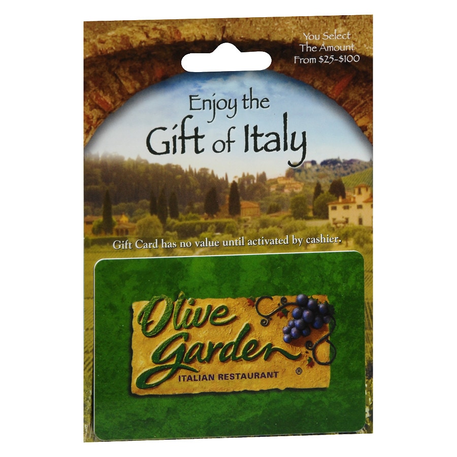 Olive Garden NonDenominational Gift Card Walgreens