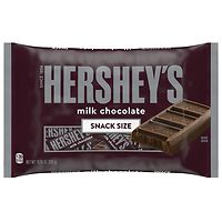 Hersheys Snack Size Candy, Halloween, Milk Chocolate 10.35oz