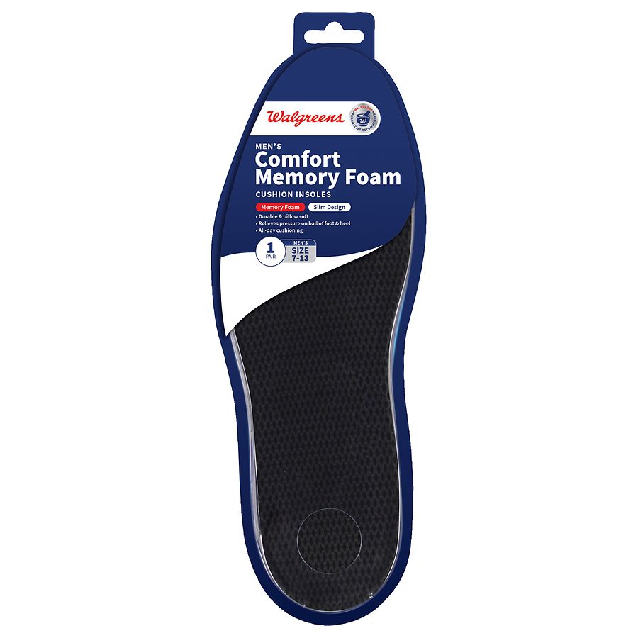 memory foam inner soles for shoes