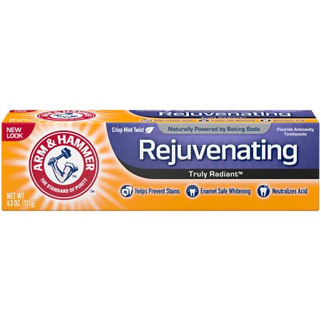 Arm & Hammer Toothpaste Truly Radiant Whitening 4.3 Ounce (127ml) (3 Pack)