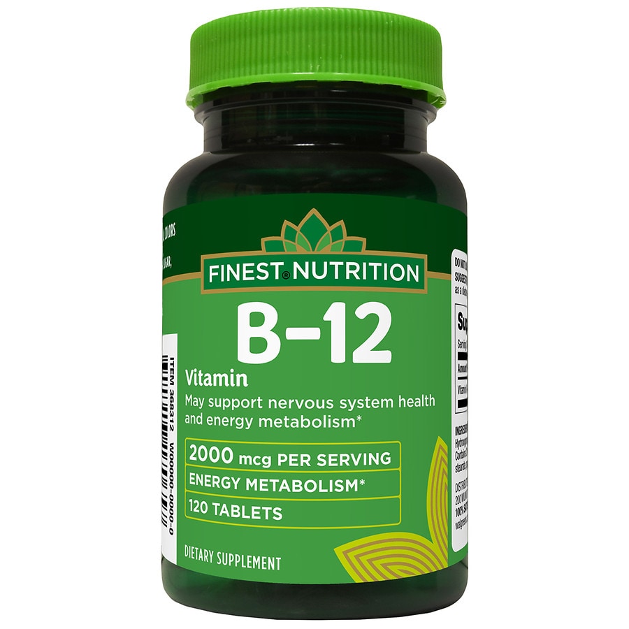 Finest Nutrition Vitamin B12 Cyano 2000mcg Timed Released