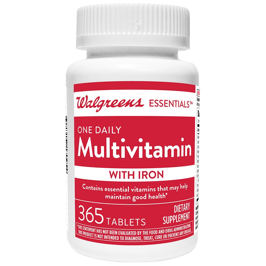 Walgreens One Daily Multivitamin + Iron