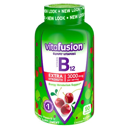 Vitafusion Extra Strength B-12 3000 Mcg Cherry | Walgreens