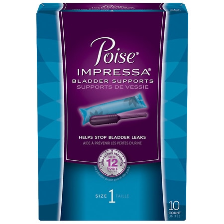 UPC 036000470598 product image for Poise Impressa Incontinence Bladder Supports Size 1 - 10 ea | upcitemdb.com