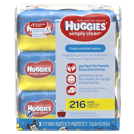 UPC 036000432152 product image for Huggies Simply Clean Wipes Fresh | upcitemdb.com