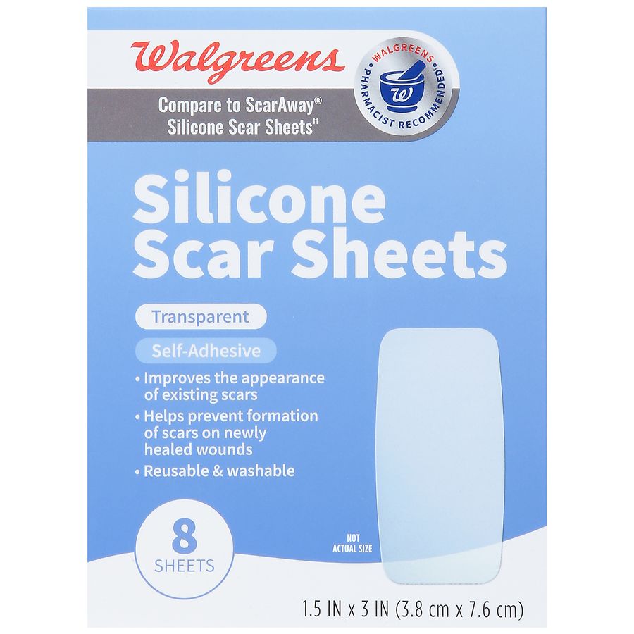 silicone scar treatment sheets