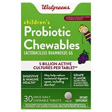 probiotic children chewable grape walgreens tablets effects side probiotics