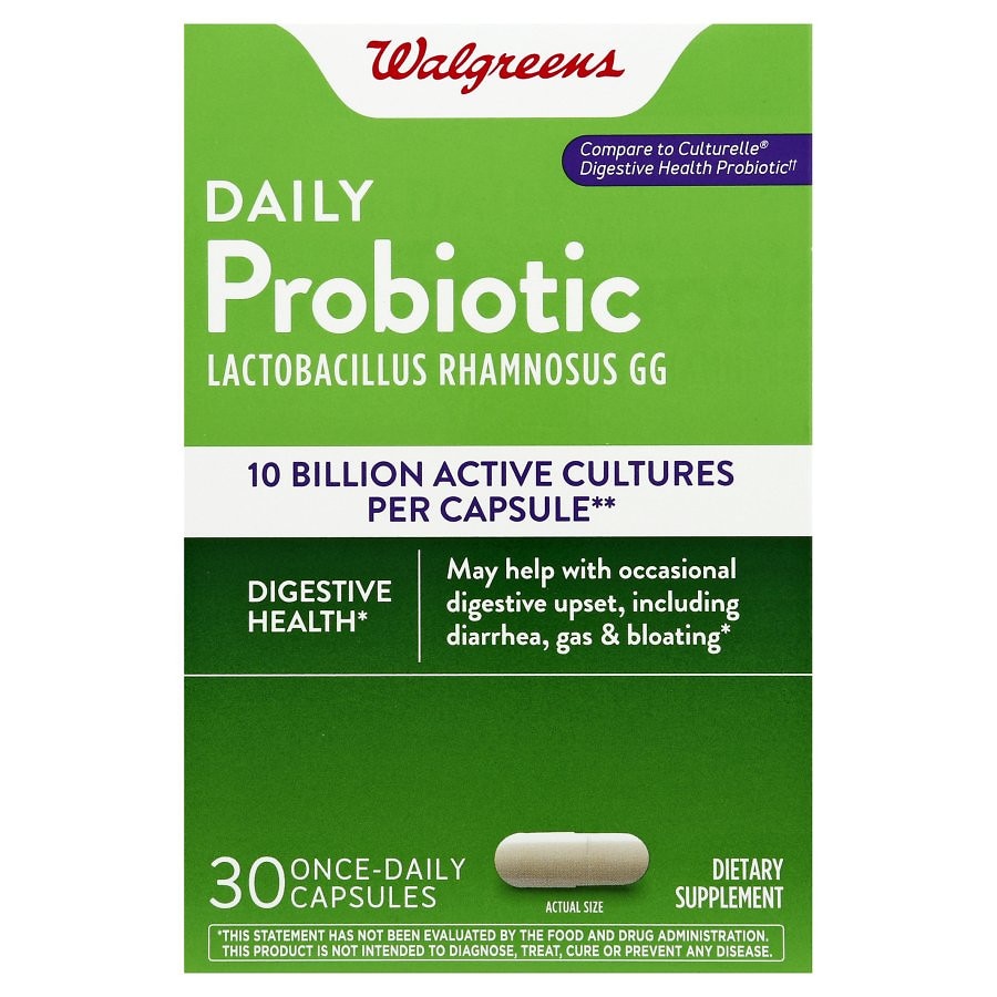 Walgreens Digestive Health Probiotic Capsules Walgreens