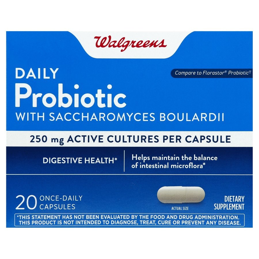  Walgreens Saccharomyces Boulardii Probiotic Capsules 