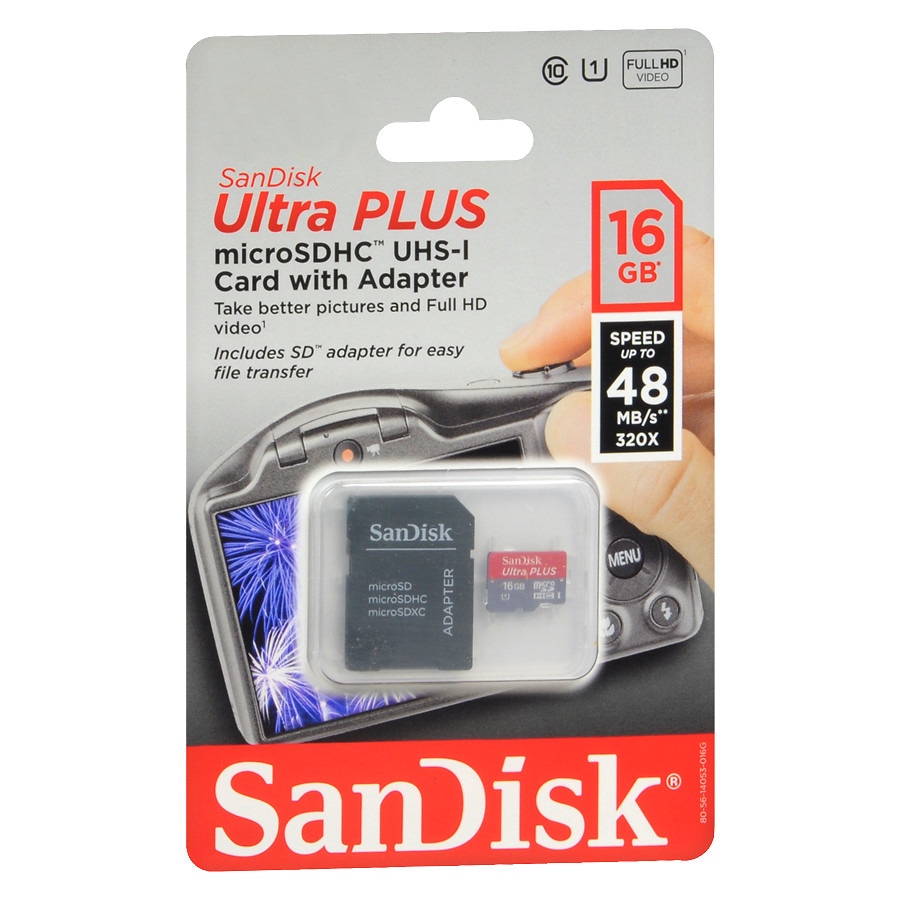  SanDisk Ultra Micro With Adapter 16GB 