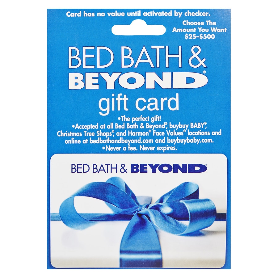 Bed, Bath & Beyond NonDenominational Gift Card Walgreens