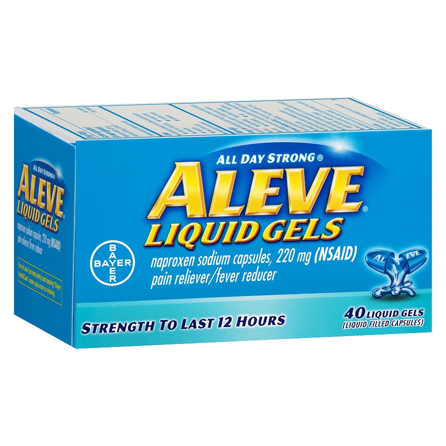 aleve all day strong pain reliever, fever reducer, liquid gels