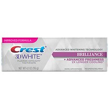 crest 3d white brilliance toothpaste mesmerizing mint 4.1oz