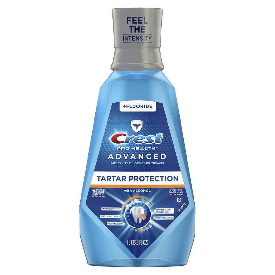  Crest Pro-Health Advanced Mouthwash with Extra Tartar Protection Mouthwash Refreshing Mint 