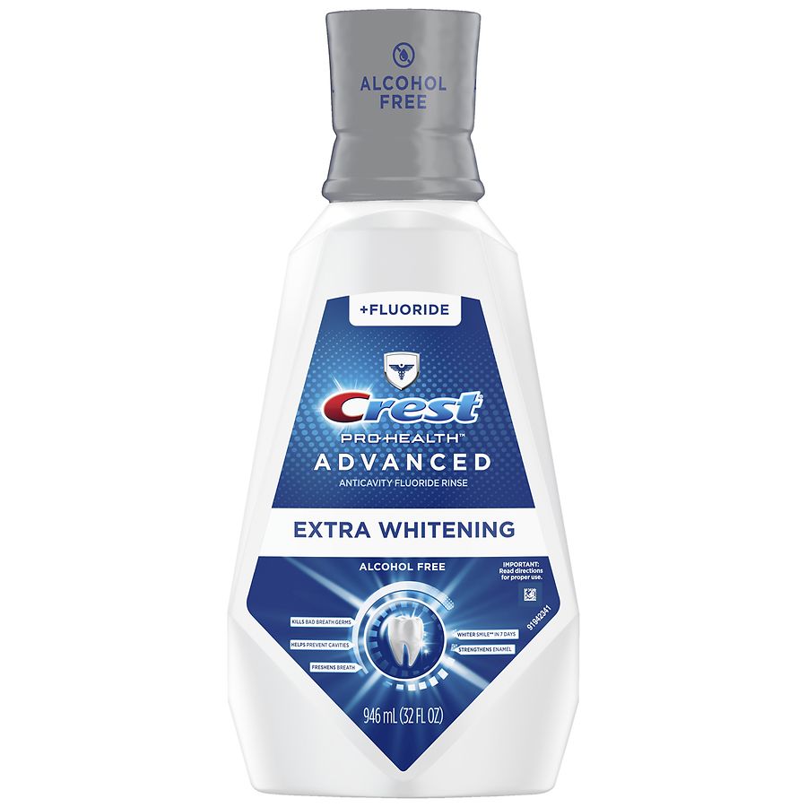 Crest Pro-Health Advanced Mouthwash with Extra Whitening Energizing Mint |  Walgreens