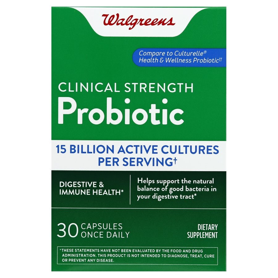  Walgreens Probiotic Lactobacillus GG Capsules 
