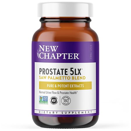 New Chapter Super Critical Prostate 5LX Vegetarian Capsules - 180 ea