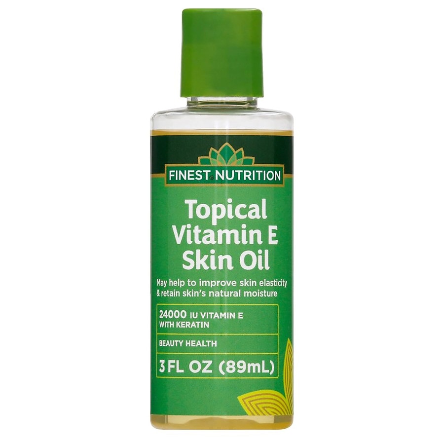 Finest Nutrition Topical Vitamin E Skin Oil with Keratin