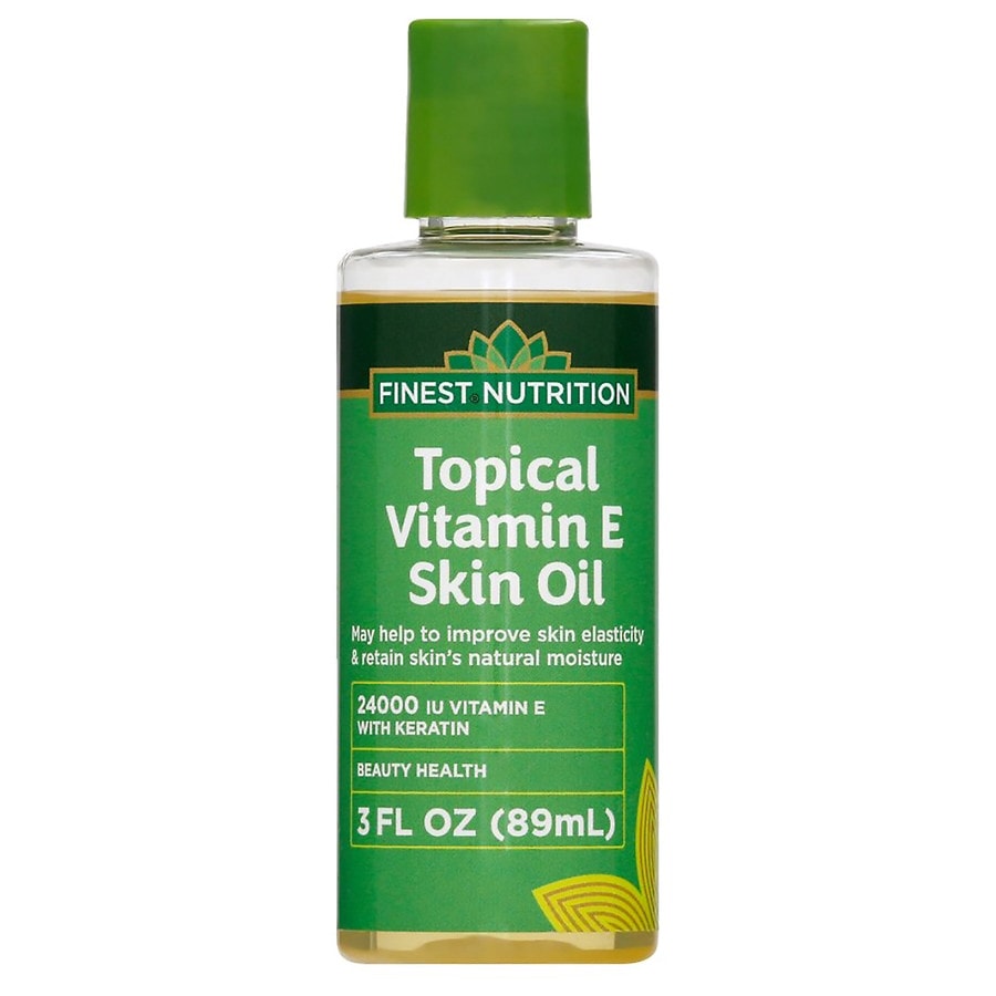 Finest Nutrition Topical Vitamin E Skin Oil With Keratin