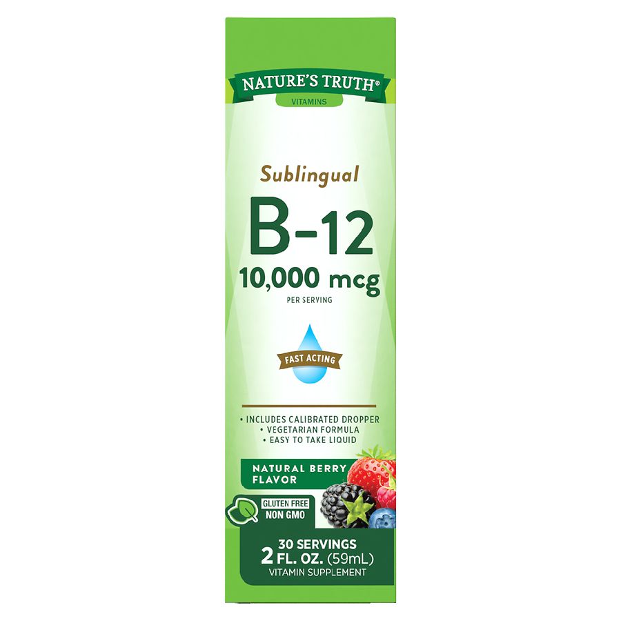 Nature's Truth B-12 10,000mcg Berry Walgreens