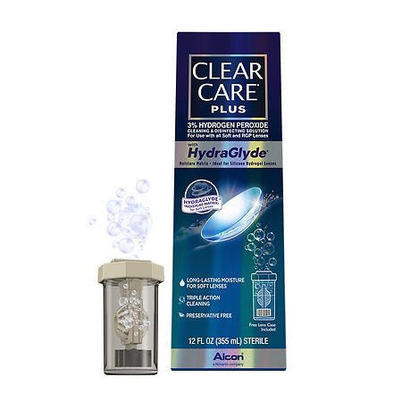 Clear Care Plus HydraGlyde Cleaning and Disinfecting Solution