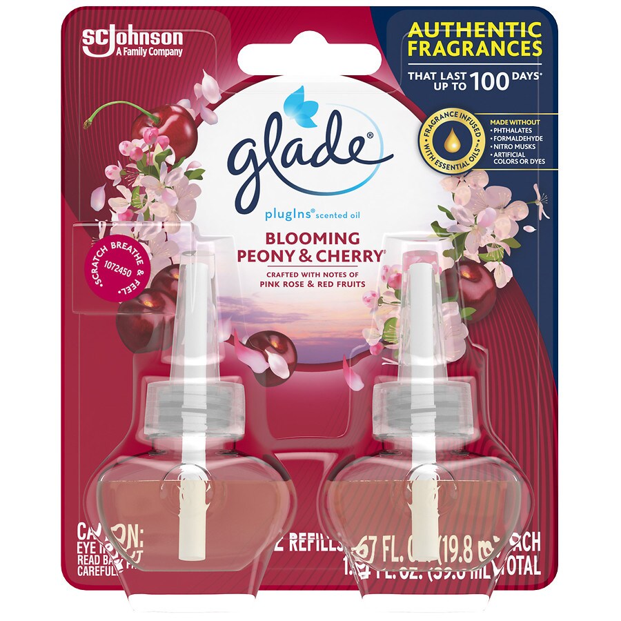 Glade PlugIns Scented Oil Blooming Peony & Cherry