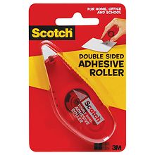 Scotch Double Sided Adhesive Roller 27 In X 26 Ft Red 27in Walgreens