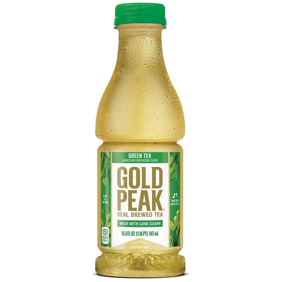 Gold Peak Green Tea with Real Sugar