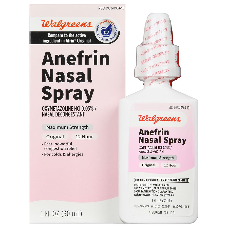 walgreens nasal spray