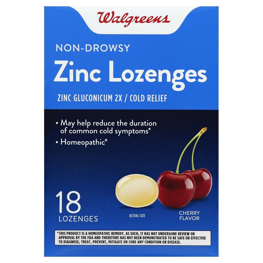 Walgreens Zinc Lozenges Cherry Walgreens