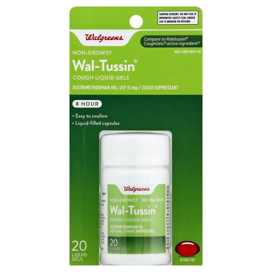  Walgreens Wal-Tussin Cough Gels 