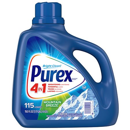 Purex Liquid Laundry Detergent 100 Loads Mountain Breeze - 150.0 oz. 