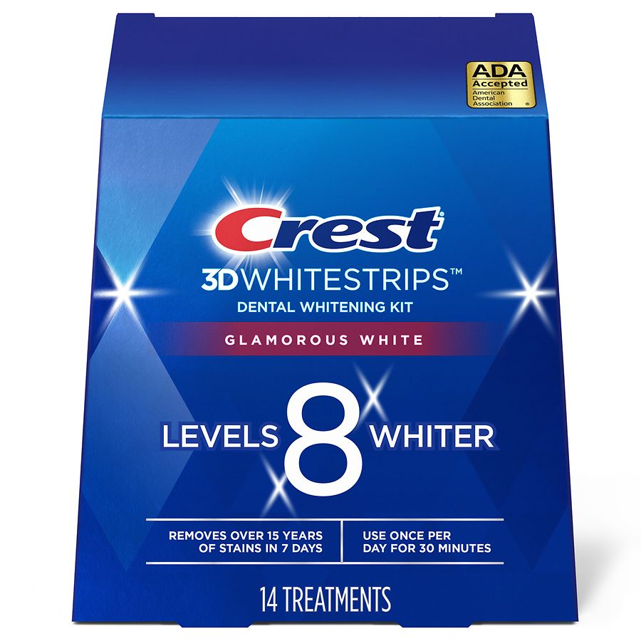 Photo 2 of  PACK OF 2 3D Whitestrips Glamorous White At-home Teeth Whitening Kit