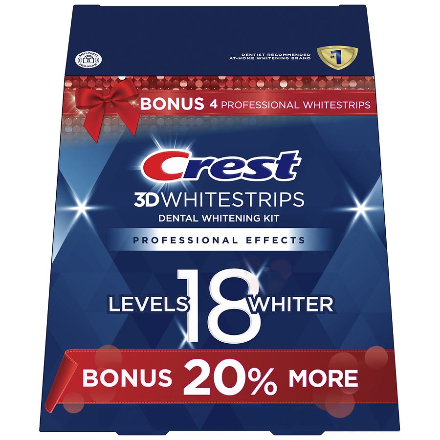 Crest 3D Whitestrips Professional Effects Teeth Whitening Strips Kit